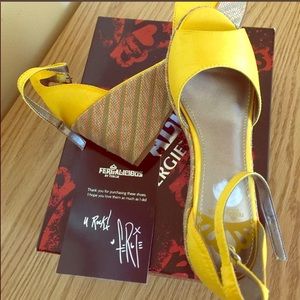 Fergalicious wedges size 6 new